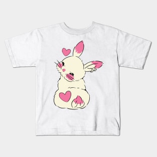 cute bunny tail funny bunny Kids T-Shirt